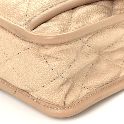 Chanel Caviar Quilted Large French Riviera Flap Beige 11 of 11
