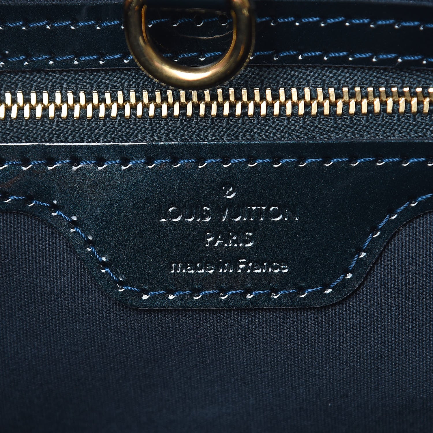 Louis Vuitton Vernis Wilshire PM Blue Nuit 6 of 8