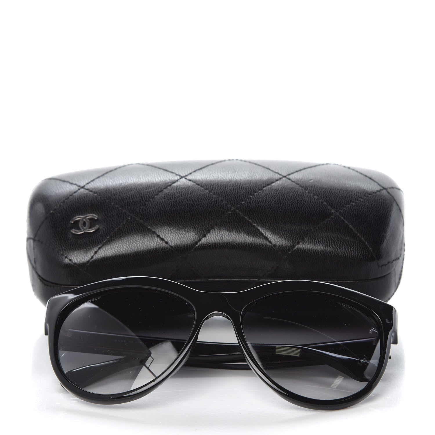 Chanel Freshwater Cultured Pearl Butterfly Sunglasses 6040-H Black 8 of 8