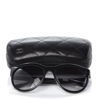 Chanel Freshwater Cultured Pearl Butterfly Sunglasses 6040-H Black 8 of 8