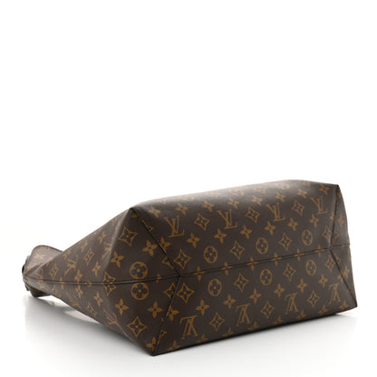 Louis Vuitton Monogram Flower Hobo Black 4 of 10