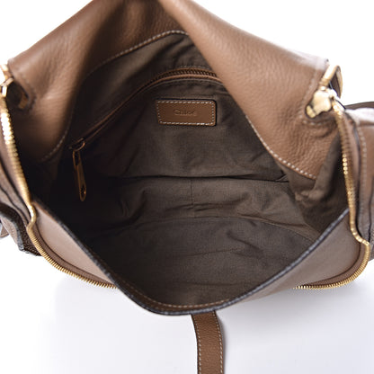Chloe Calfskin Medium Marcie Round Zip Crossbody Bag Nut 5 of 10