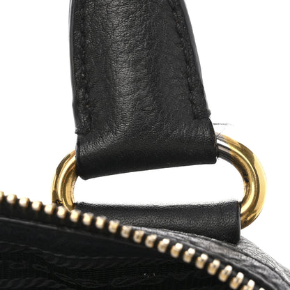 Prada Vitello Daino Shopping Satchel Black 14 of 19