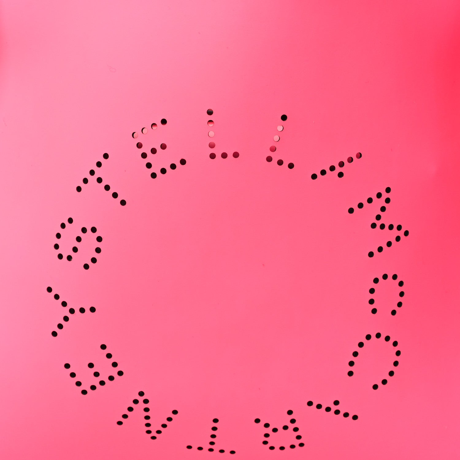 Stella McCartney Eco Alter Nappa East West Perforated Tote Fluorescent Pink 8 of 11