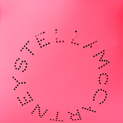 Stella McCartney Eco Alter Nappa East West Perforated Tote Fluorescent Pink 8 of 11