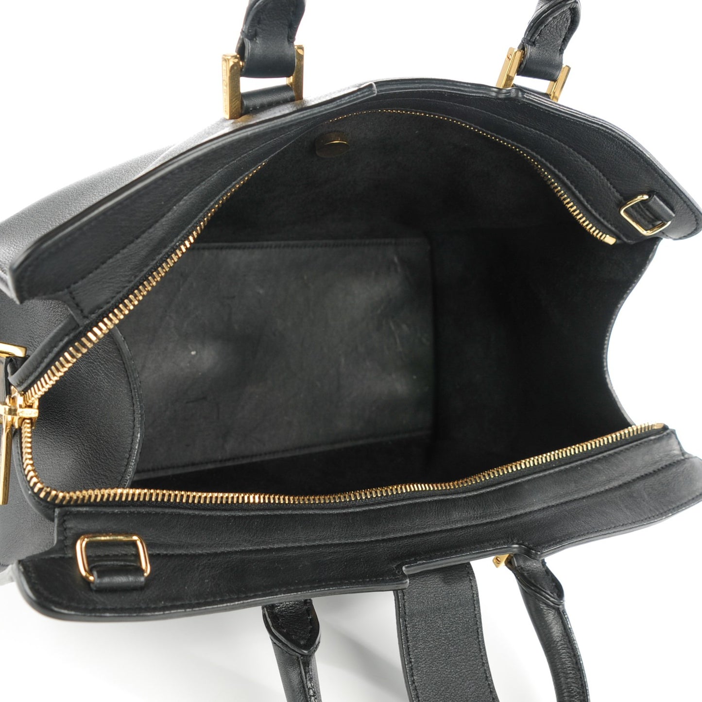 Calfskin Small Classic Y Cabas Black
