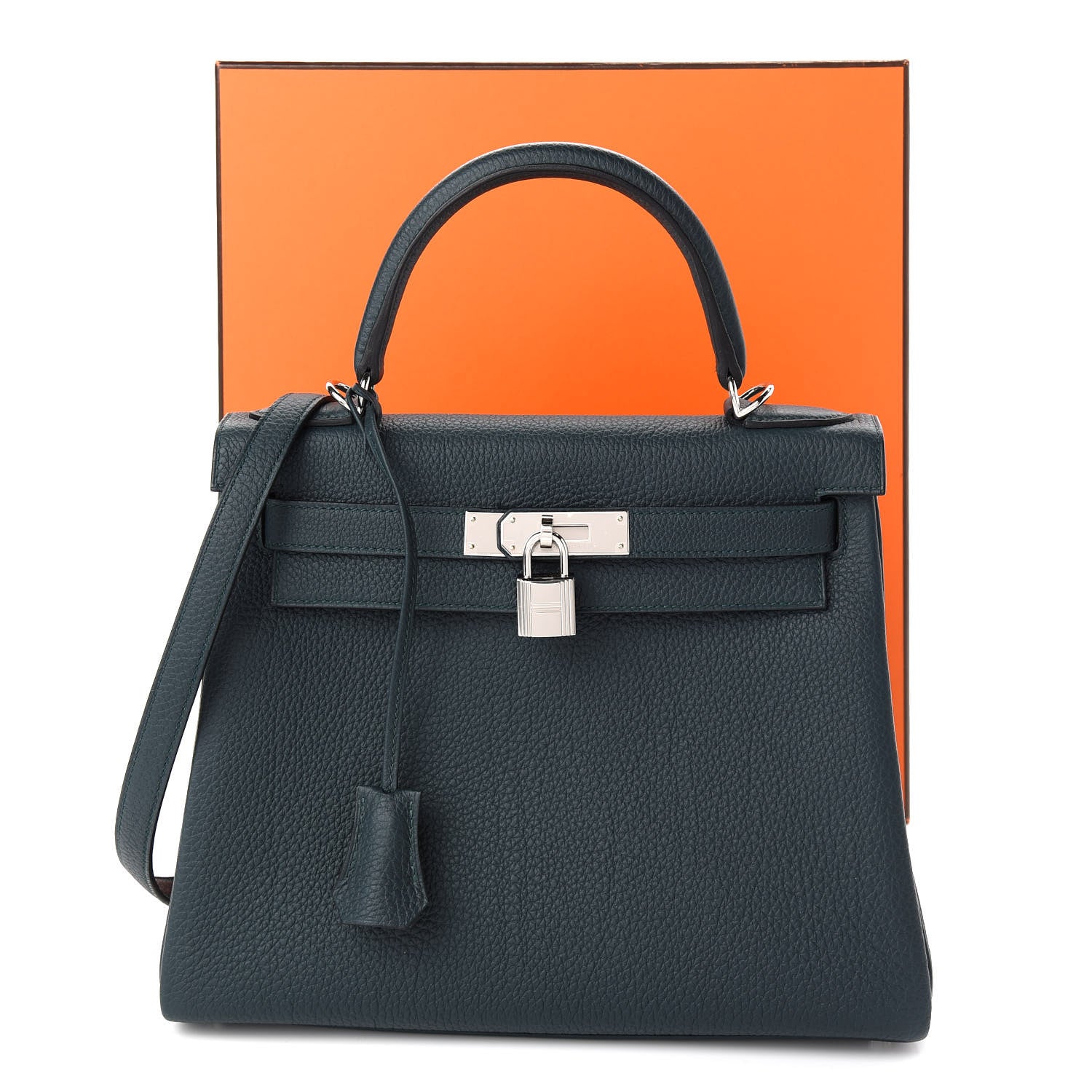 Hermes Togo Kelly Retourne 28 Vert Cypress 11 of 11