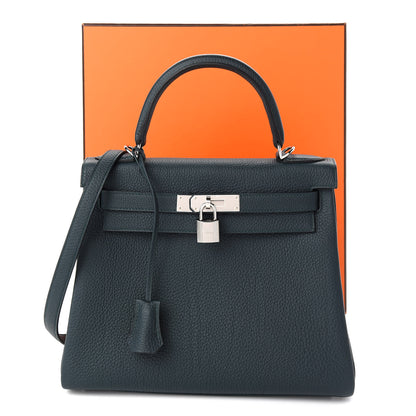 Hermes Togo Kelly Retourne 28 Vert Cypress 11 of 11