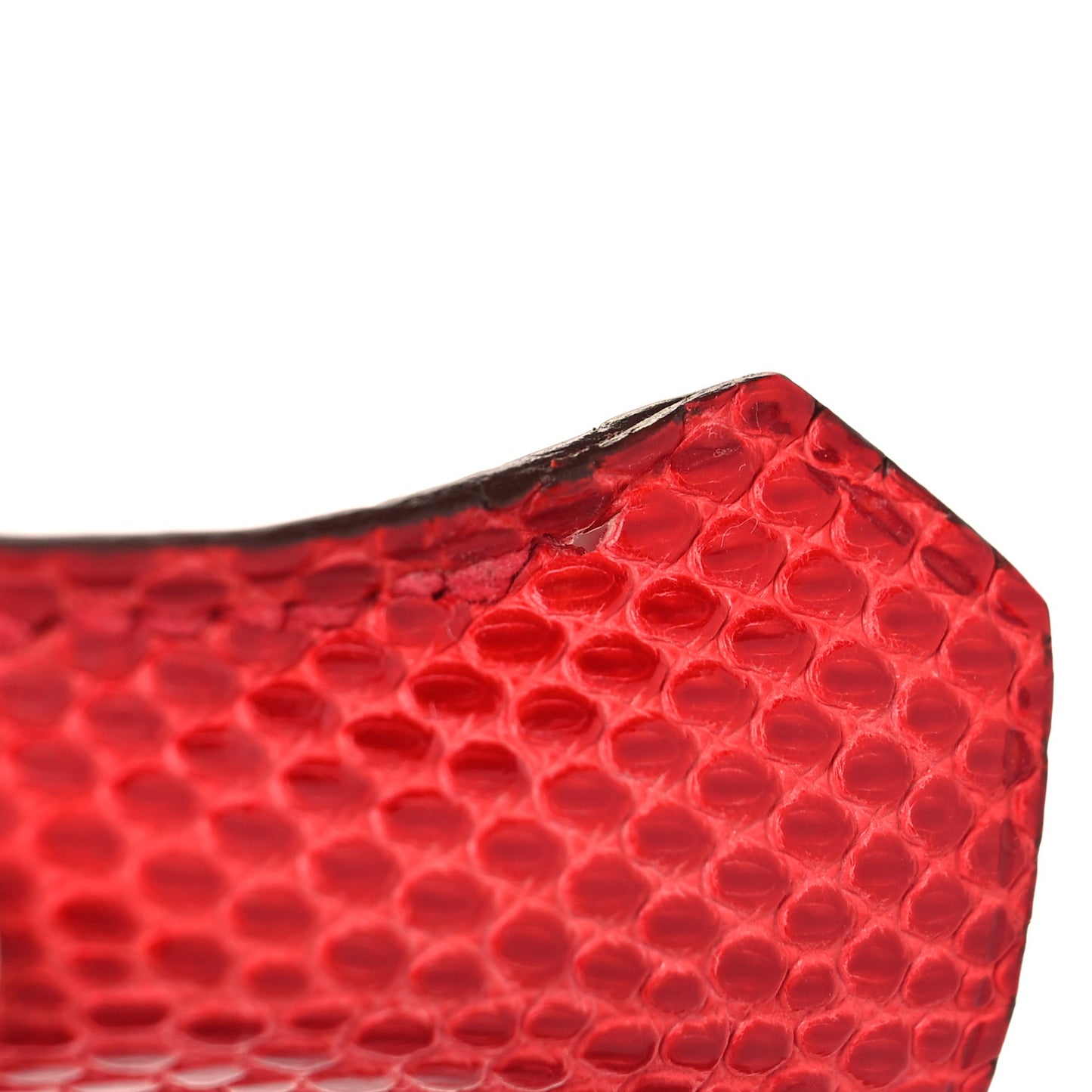 Lizard Birkin 25 Rouge Moyen