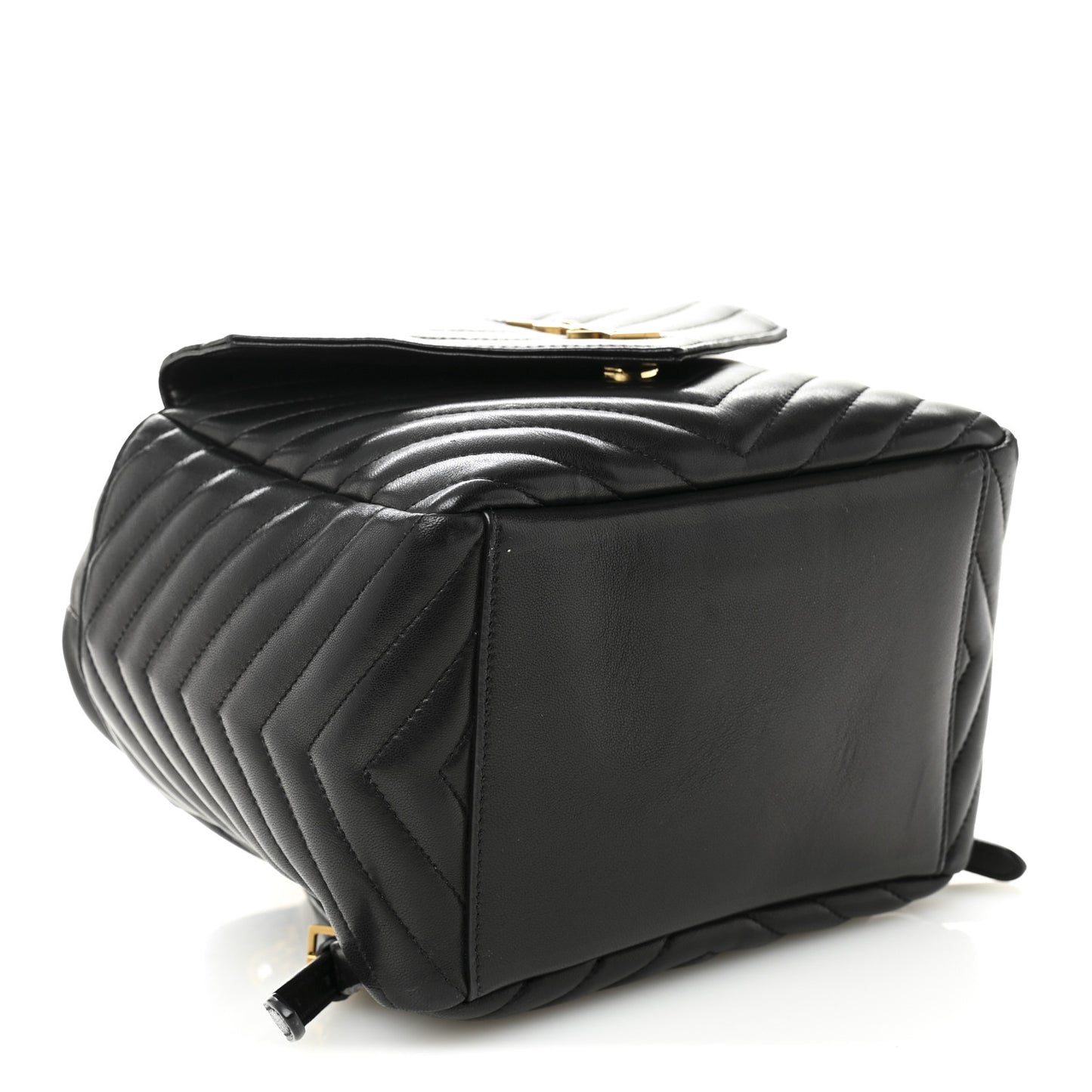 Lambskin Matelasse Monogram Joe Backpack Black