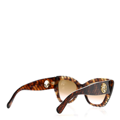Fendi Acetate F is Fendi FF 51mm Cat Eye Sunglasses 0327/S Tortoise Camouflage 4 of 7