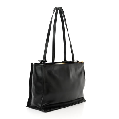 Prada Glace Calfskin Tote Black 3 of 9