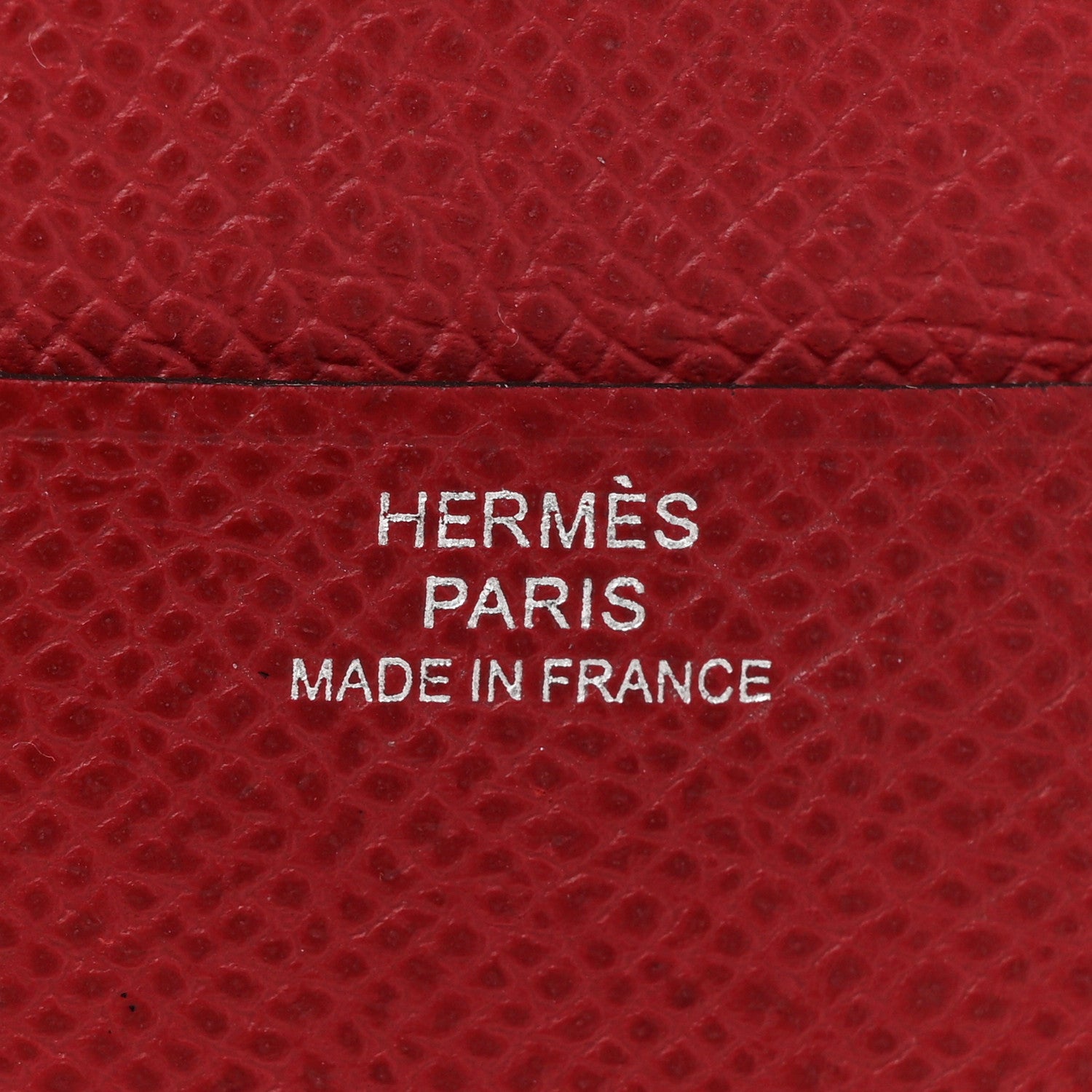 Hermes Epsom City 8CC Card Holder Rouge Grenat 8 of 12
