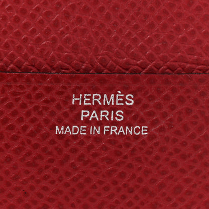 Hermes Epsom City 8CC Card Holder Rouge Grenat 8 of 12