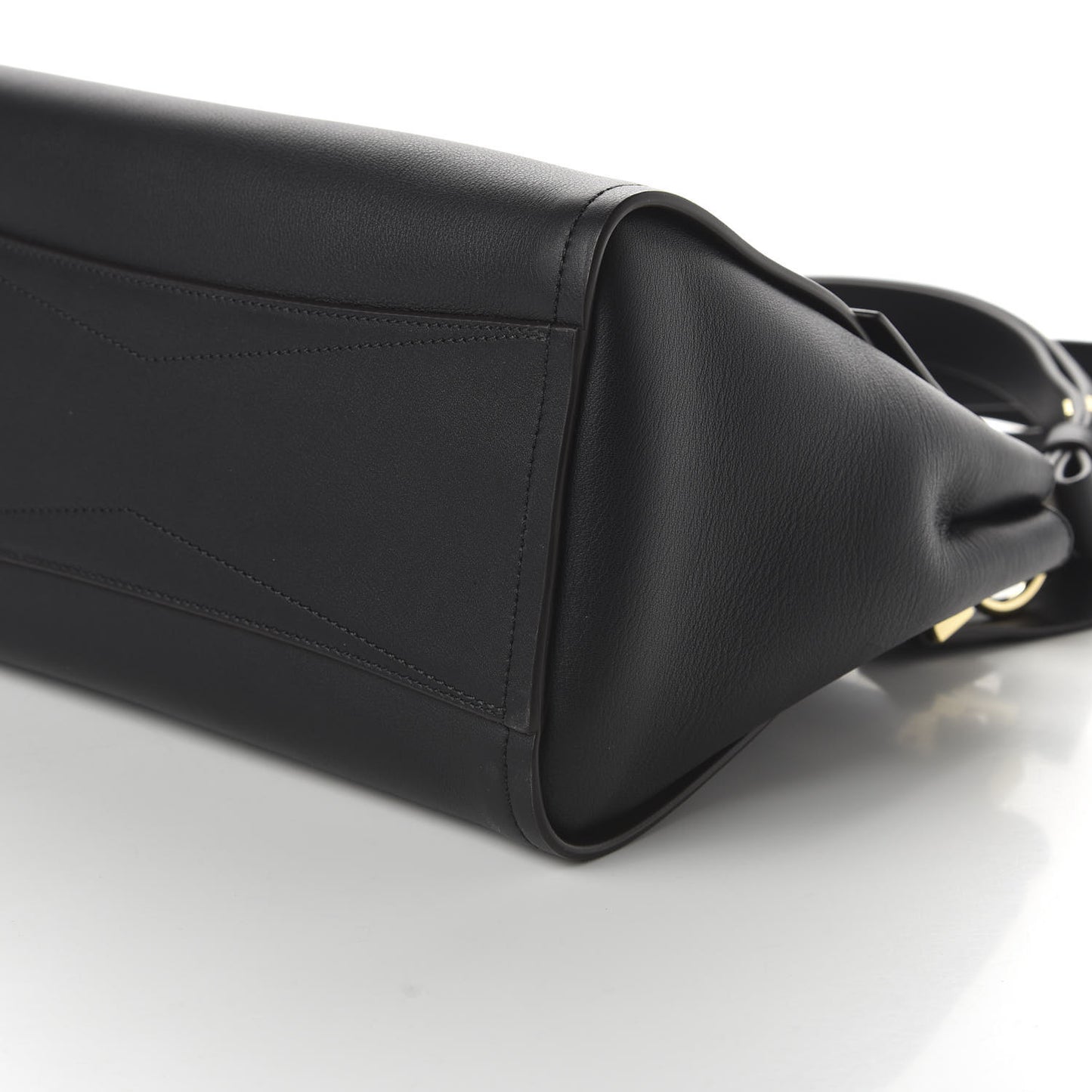 Calfskin Small Mystic Shoulder Bag Black