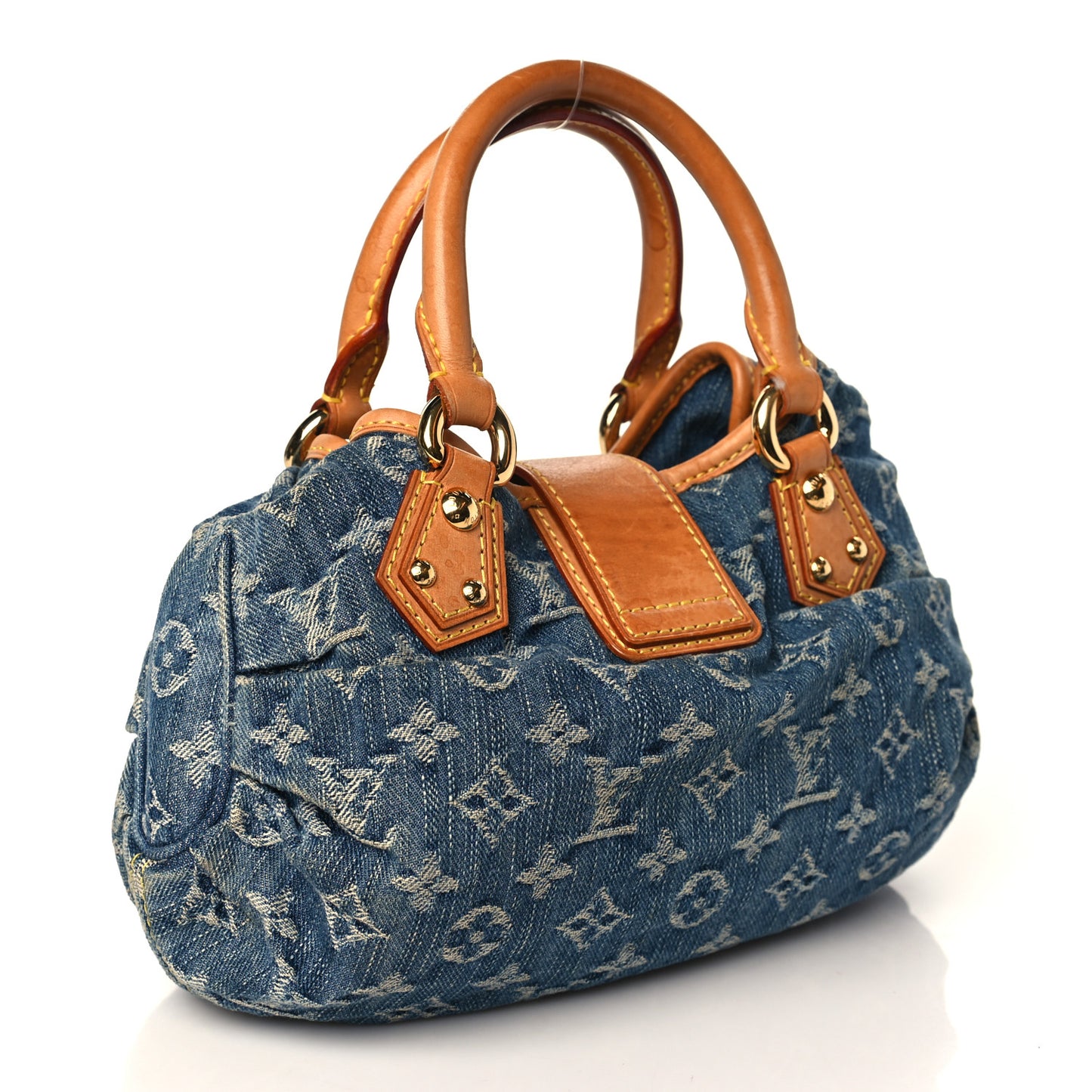 Monogram Denim Pleaty Blue