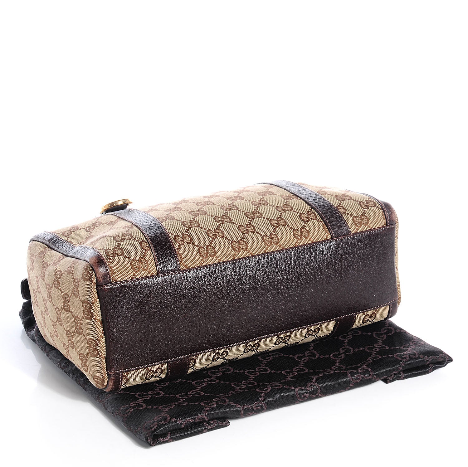 Gucci Monogram Small Abbey Boston Brown 4 of 10