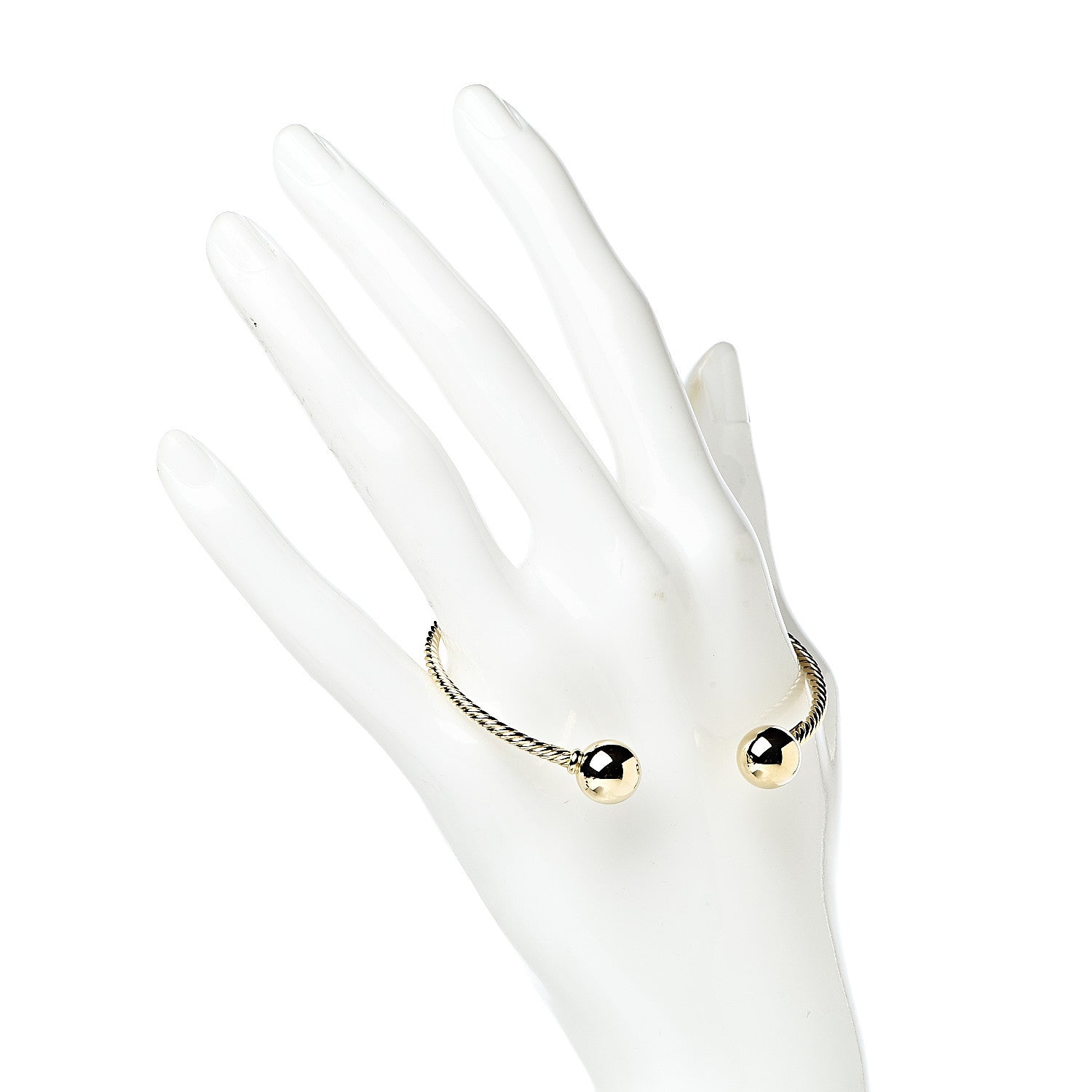 David Yurman 18K Yellow Gold 10mm Solari Bracelet 2 of 5