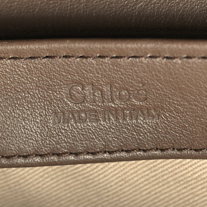 Chloe Calfskin Crocodile Embossed Mini C Double Carry Army Green 6 of 12