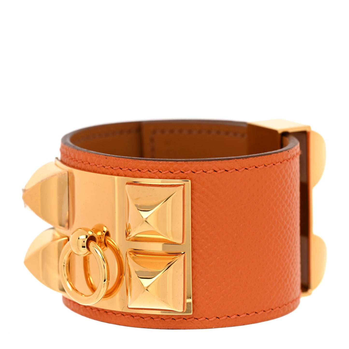 Epsom Collier De Chien CDC Bracelet T2 Orange