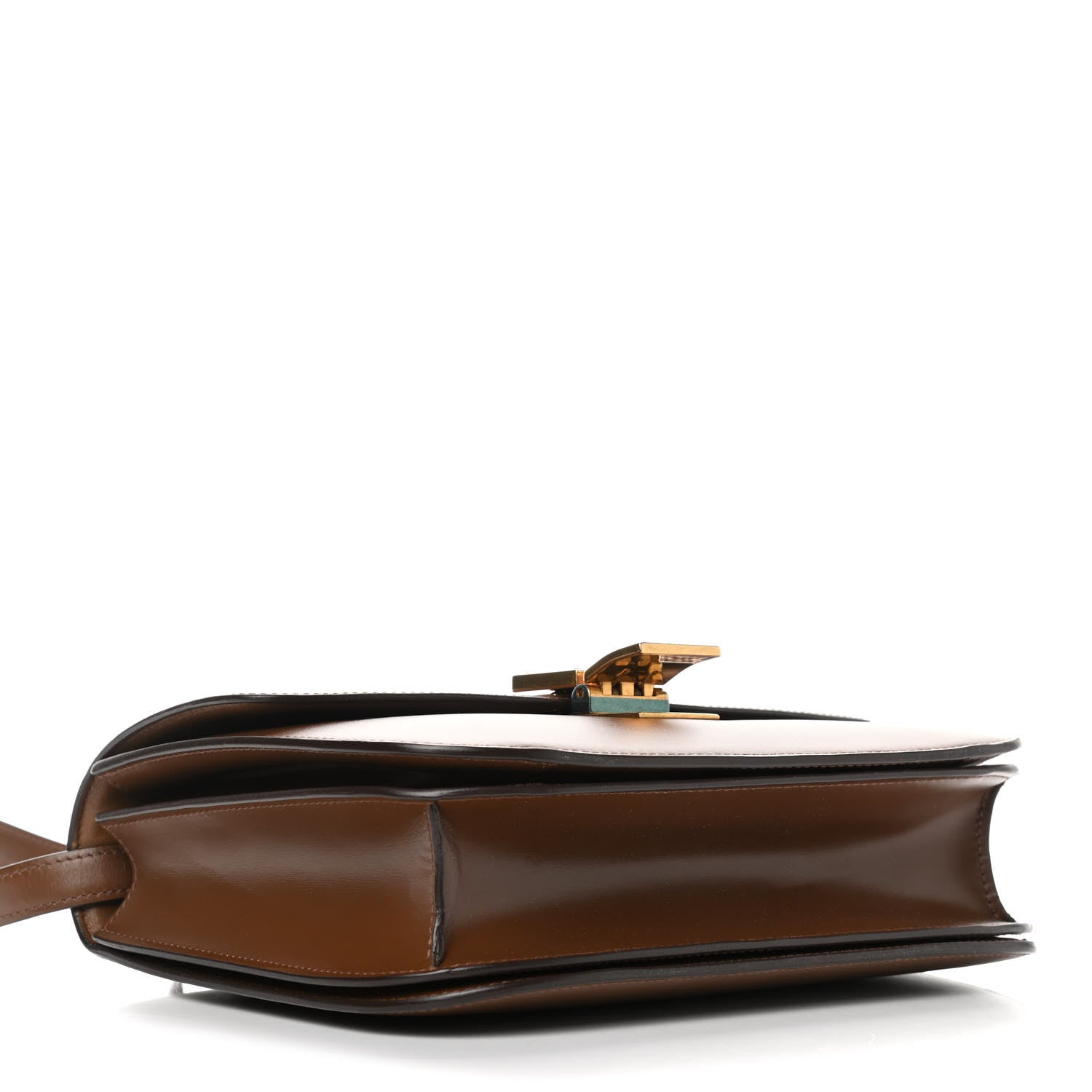 Celine Box Calfskin Medium Classic Box Flap Bag Camel 3 of 5