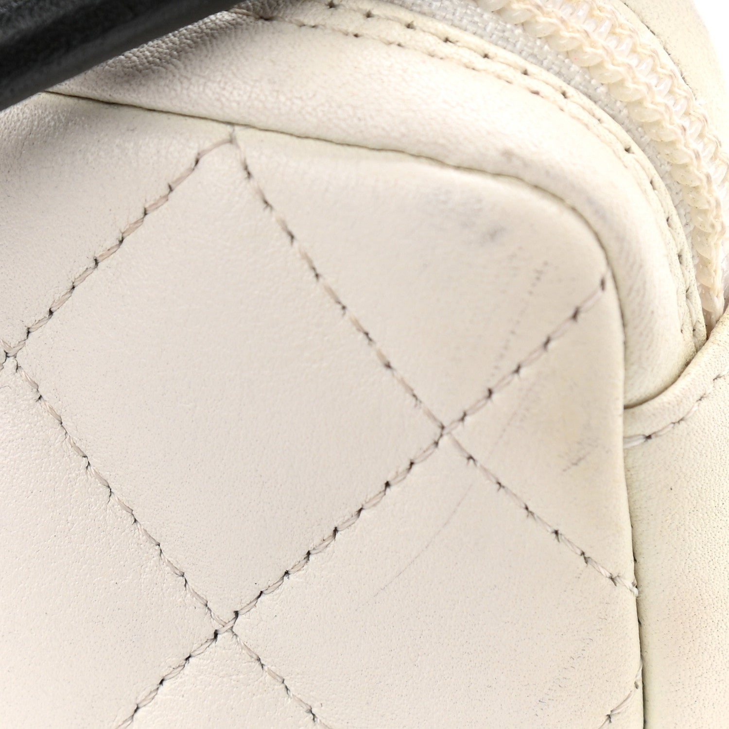 Chanel Calfskin Quilted Cambon Small Messenger White Black 11 of 11