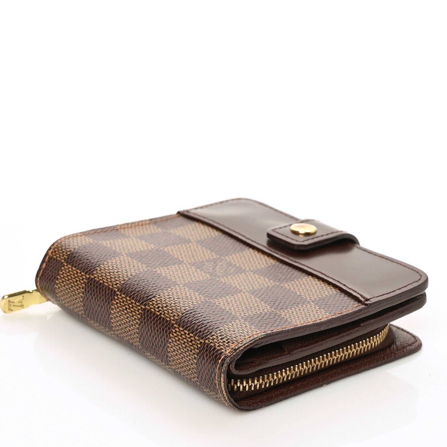 Louis Vuitton Damier Ebene Zippe Zipped Compact Wallet 3 of 6