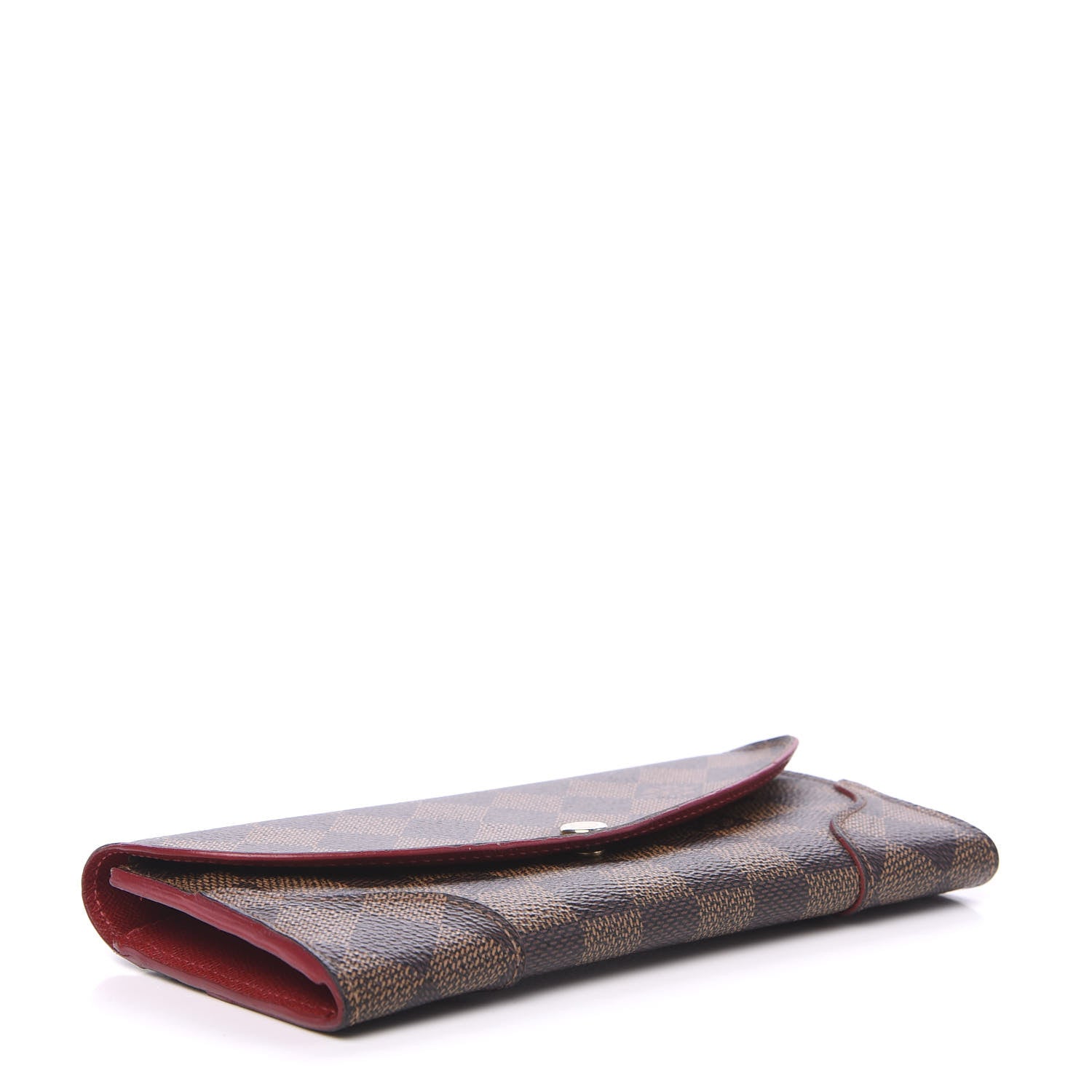 Louis Vuitton Damier Ebene Caissa Wallet Cherry 3 of 8