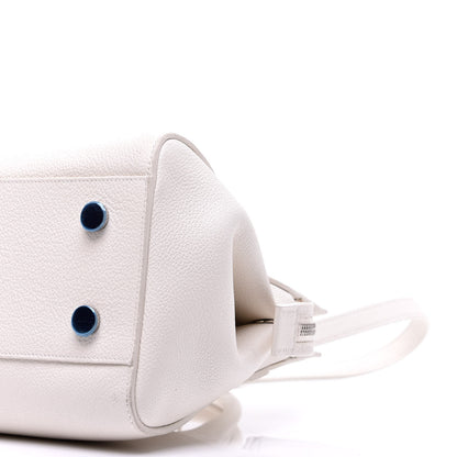 Saint Laurent Grained Calfskin Small Rive Gauche White 8 of 10