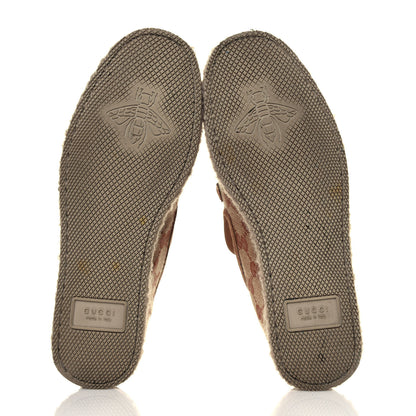 Gucci GG Monogram Womens Fria Horsebit Loafers 36 Beige Ruggine 6 of 8