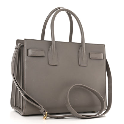 Saint Laurent Calfskin Baby Sac de Jour Fog 3 of 17