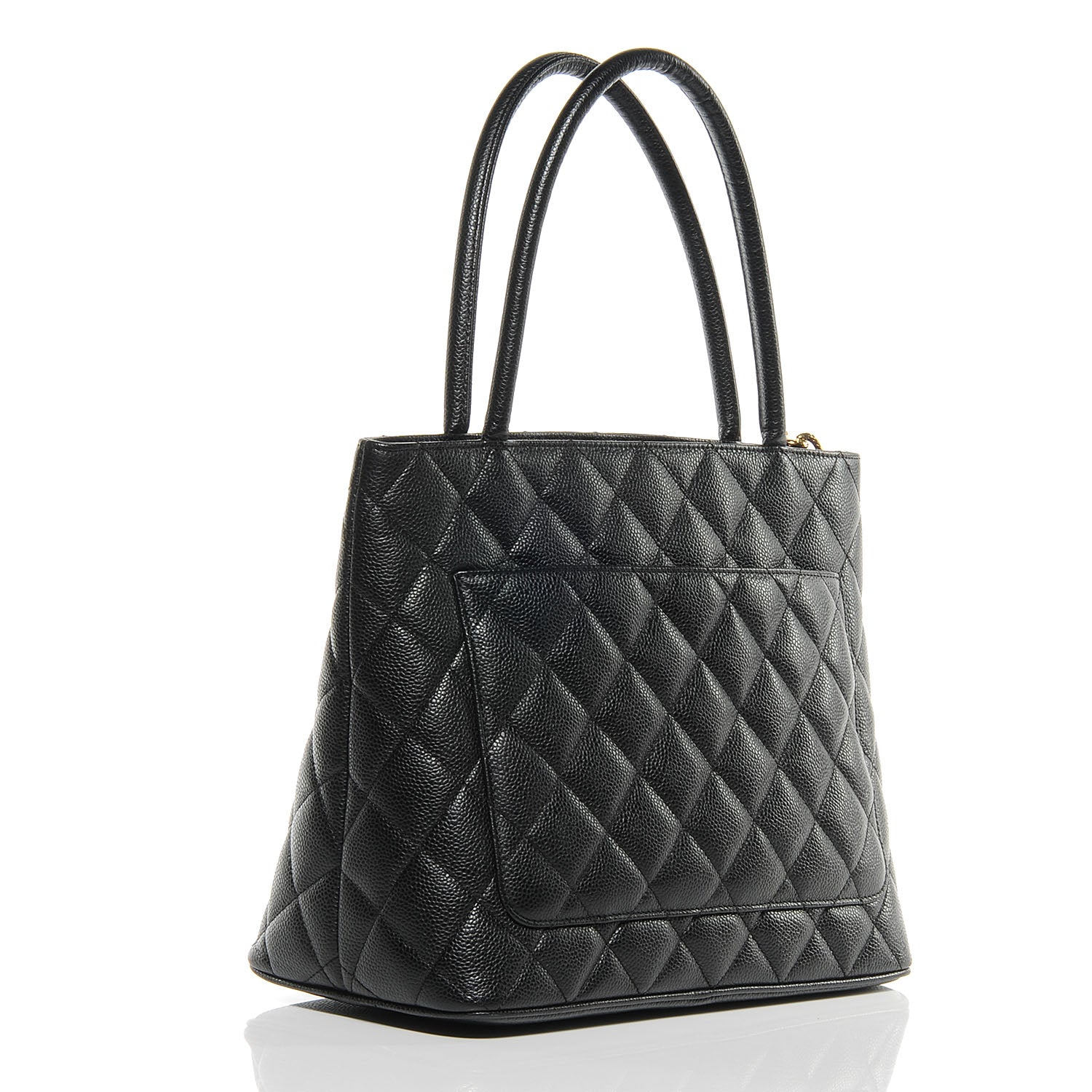 Chanel Caviar Medallion Tote Black 3 of 7