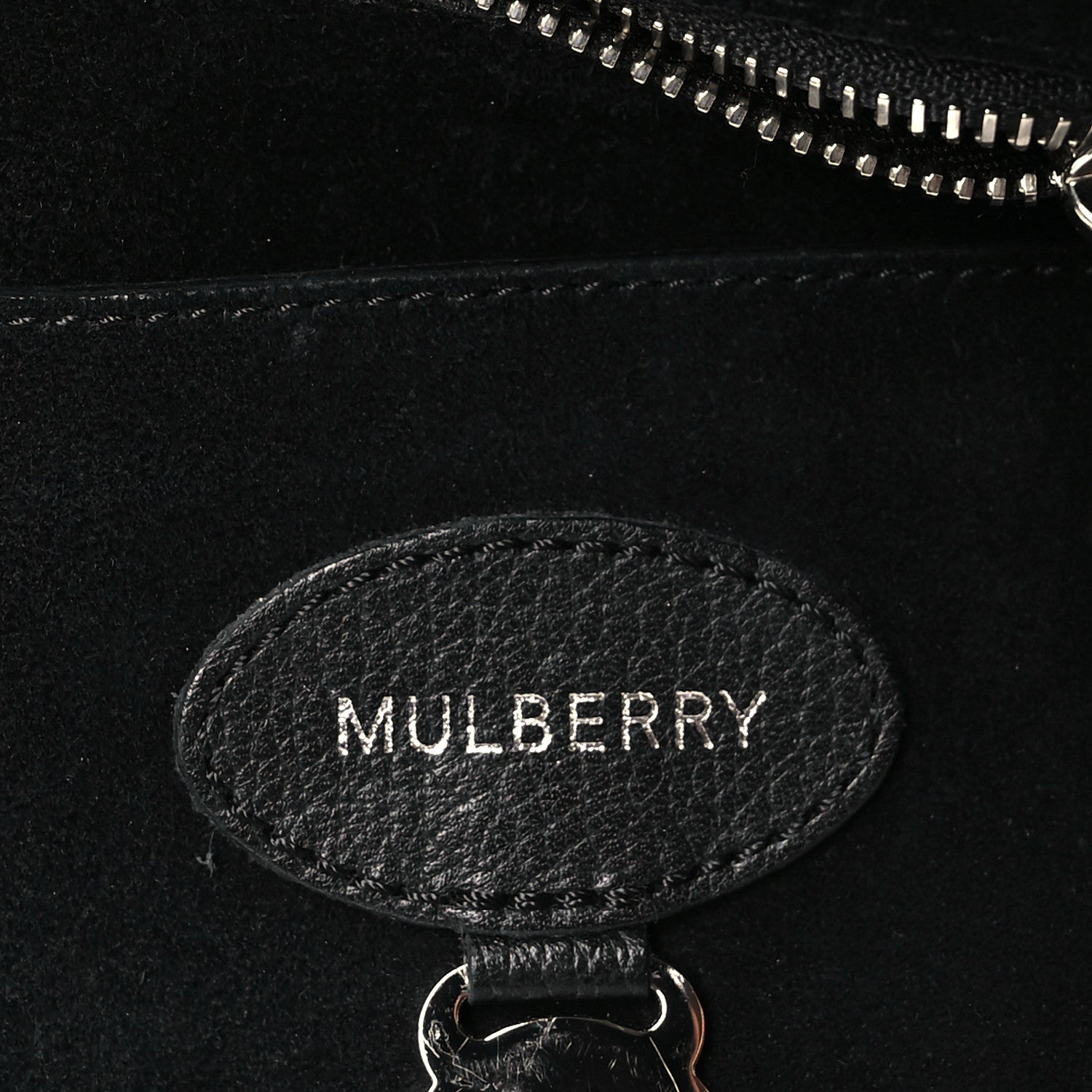 Mulberry Small Classic Grain Bayswater Black 6 of 10