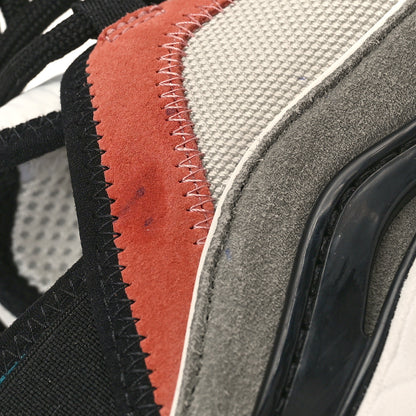 Chanel Fabric Suede CC Sneakers 36 White Light Grey Pink 9 of 10