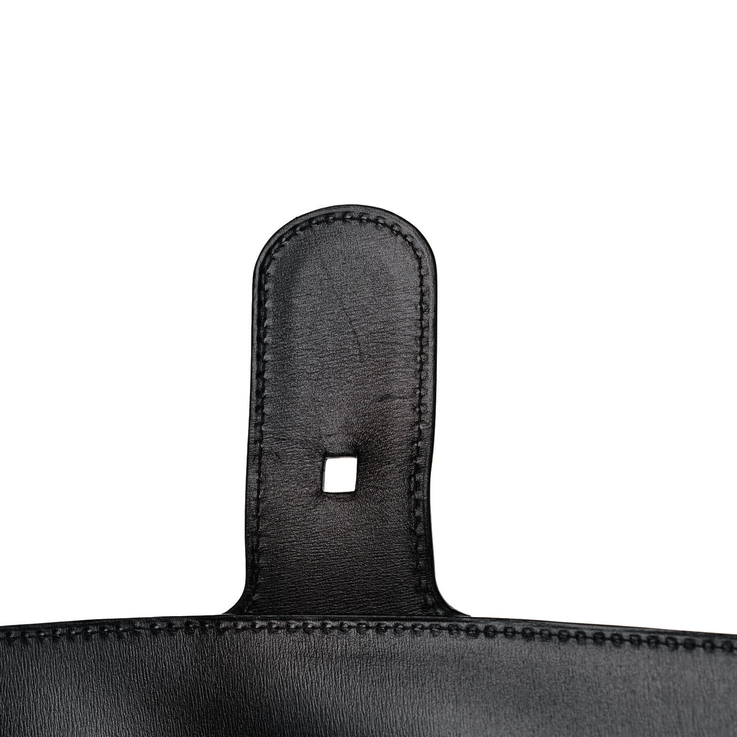 Calfskin MM L'Humour Brillant Satchel Black