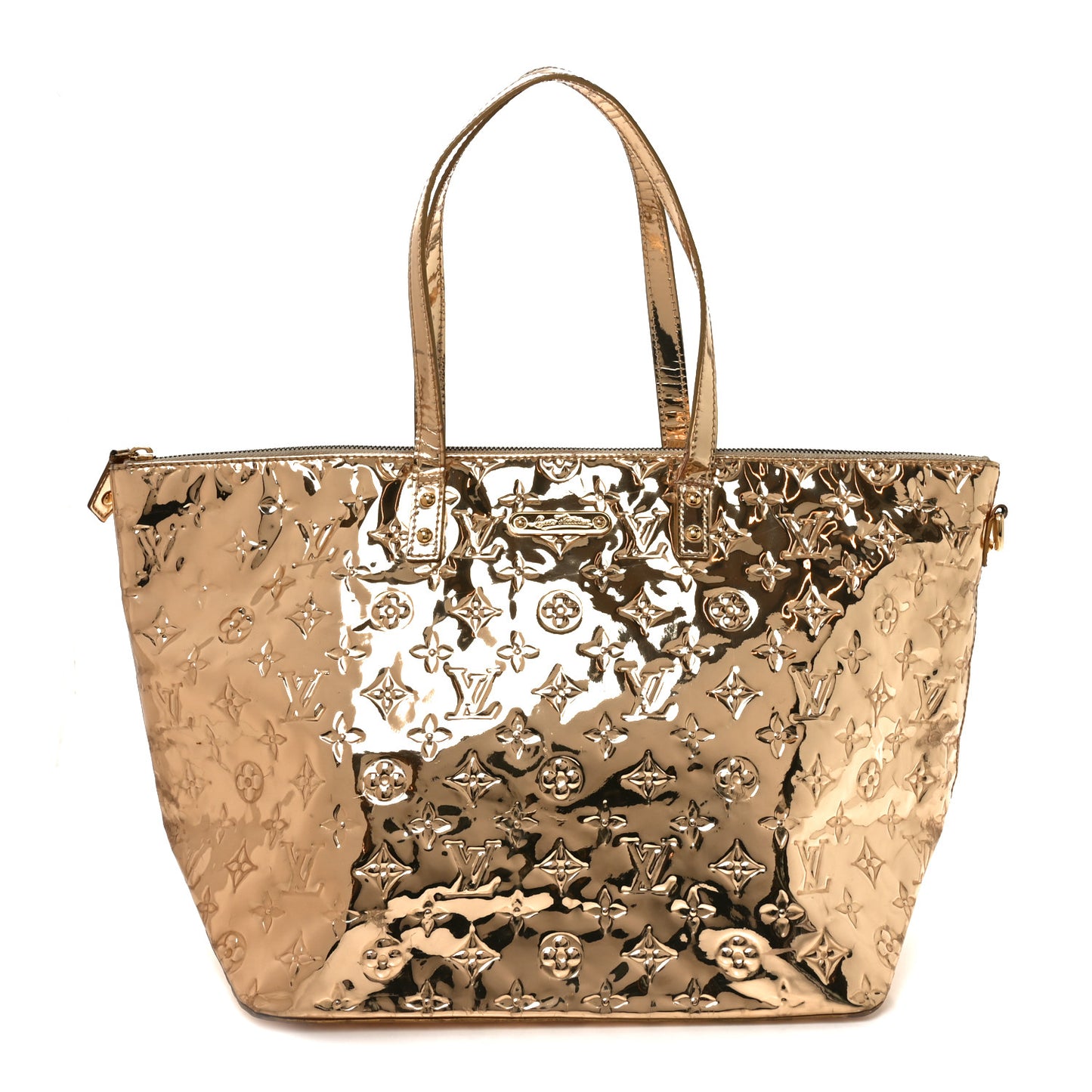 Monogram Miroir Bellevue PM Dore Gold