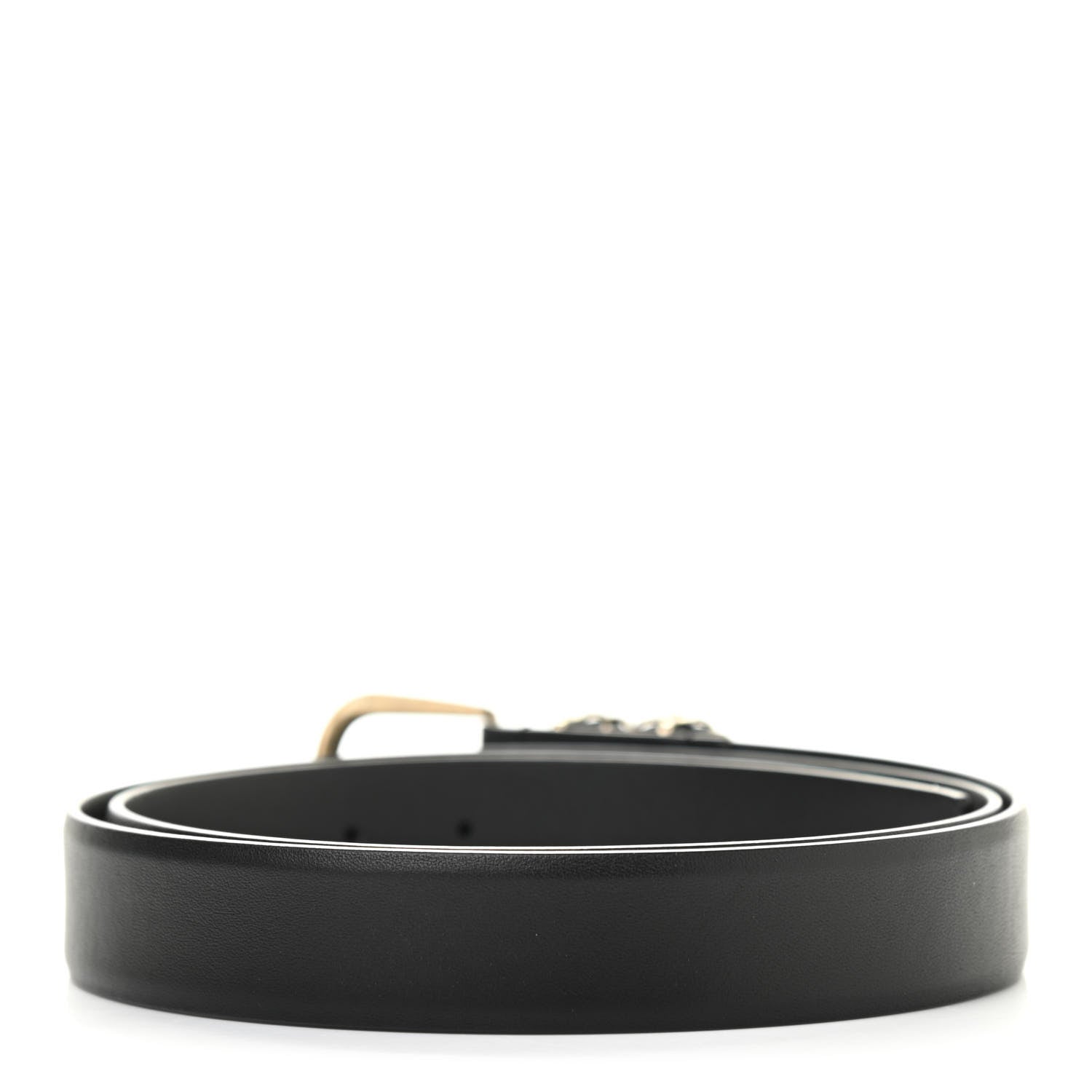 Chanel Calfskin CC Chain Belt 85 34 Black 2 of 7