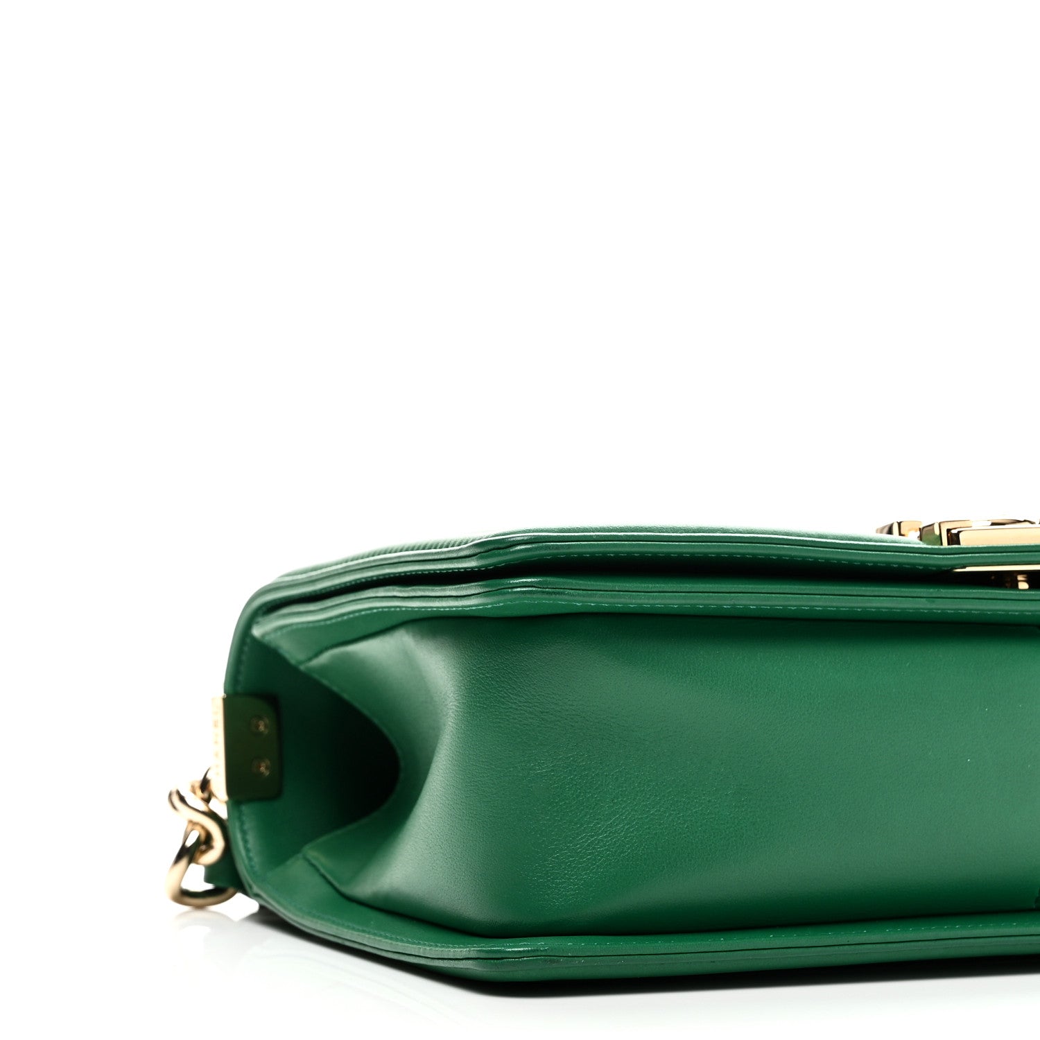 Chanel Calfskin Quilted Medium Boy Flap Green 9 of 11