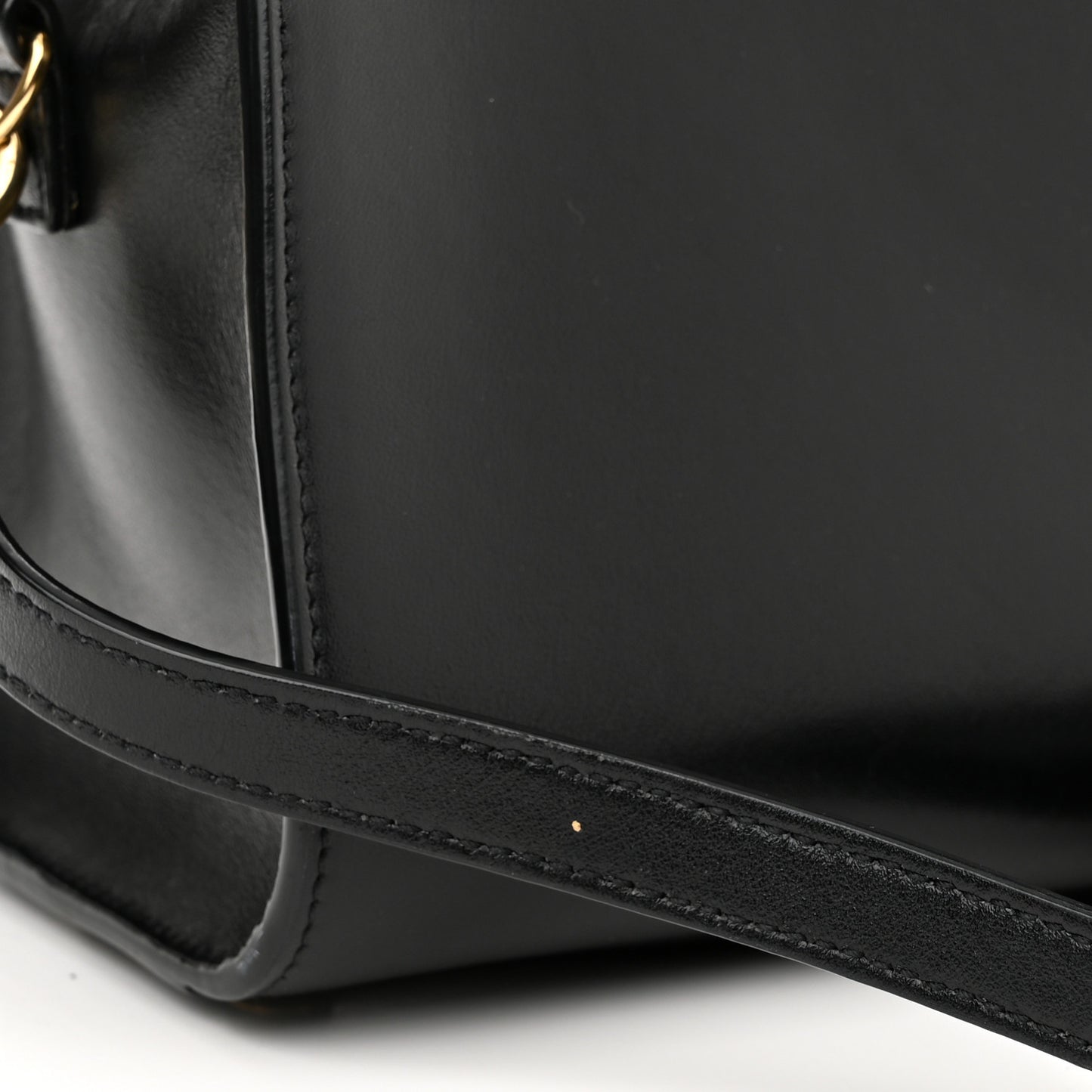 Calfskin Monogram Baby Cabas Black