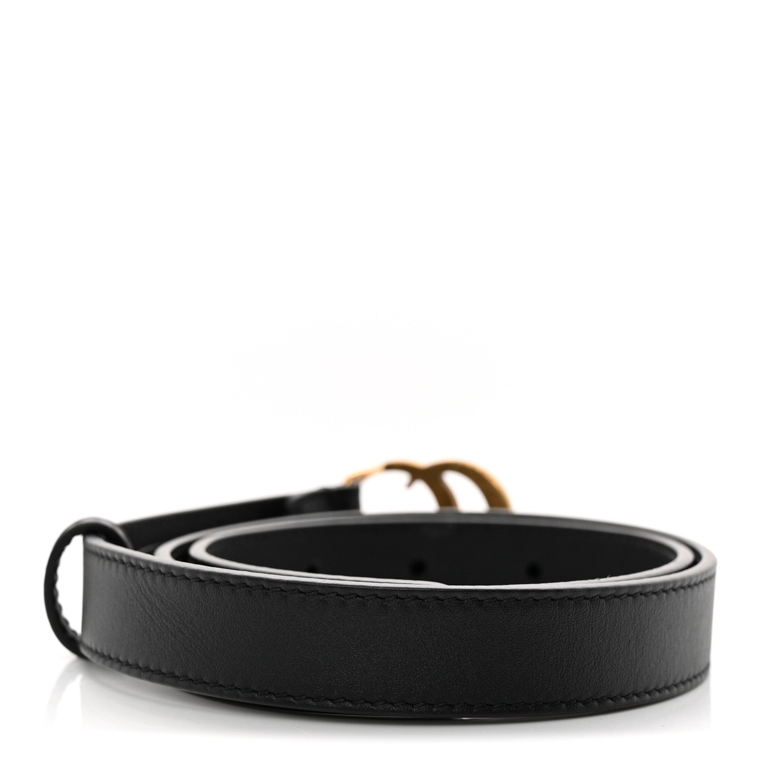 Gucci Calfskin Double G 20mm Belt 70 28 Belt Black 2 of 5