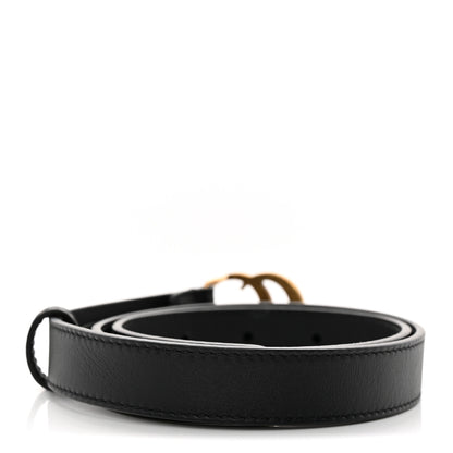 Gucci Calfskin Double G 20mm Belt 70 28 Belt Black 2 of 5