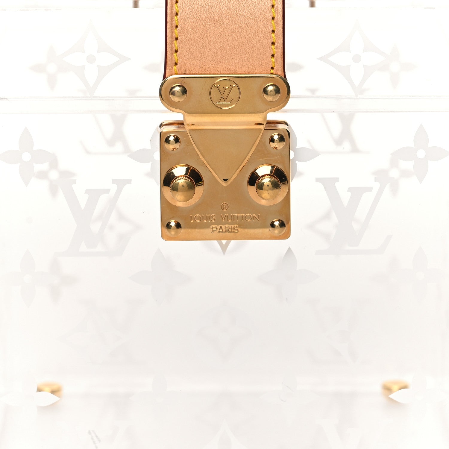 Louis Vuitton Transparent Plexiglass Cube Scott Box 1521839