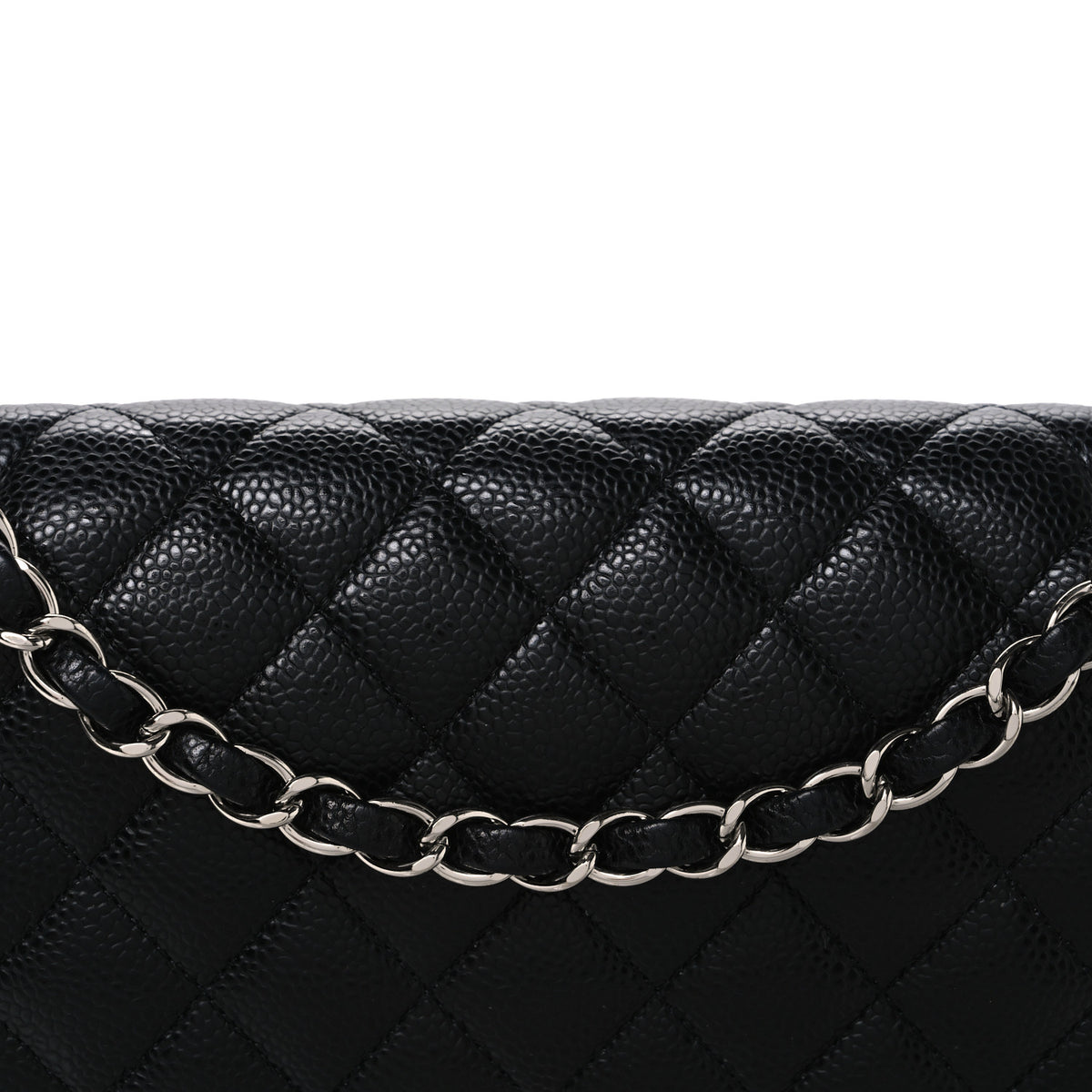 Chanel Caviar Quilted Medium Double Flap Black 8 of 11