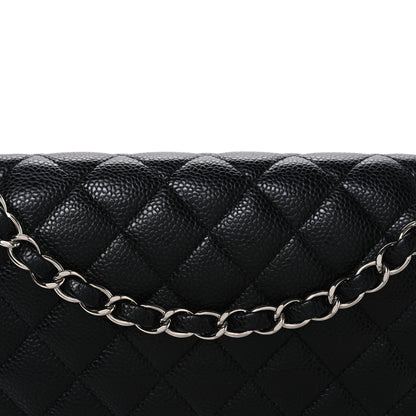 Chanel Caviar Quilted Medium Double Flap Black 8 of 11