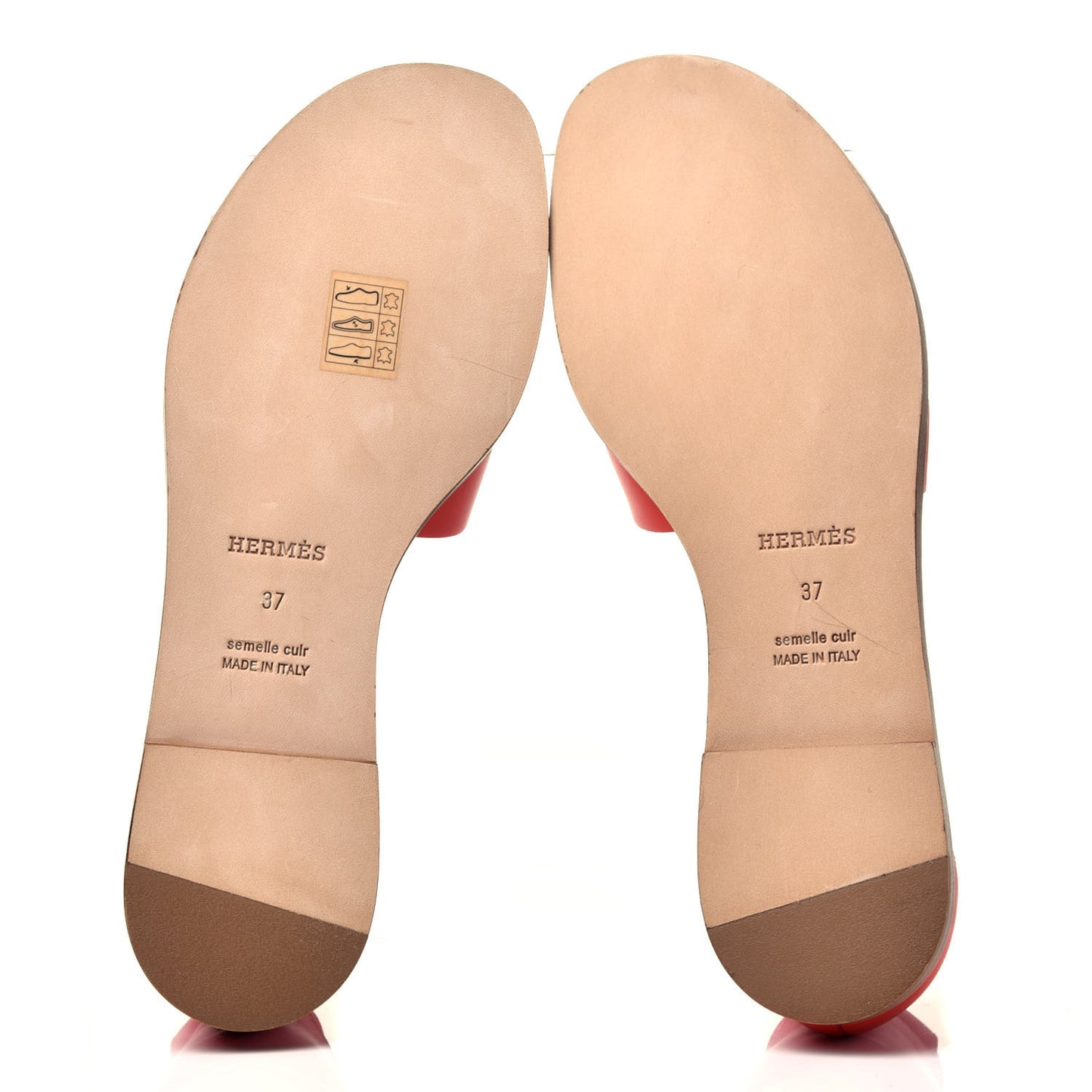 Calfskin Santorini Sandals 37 Pavot