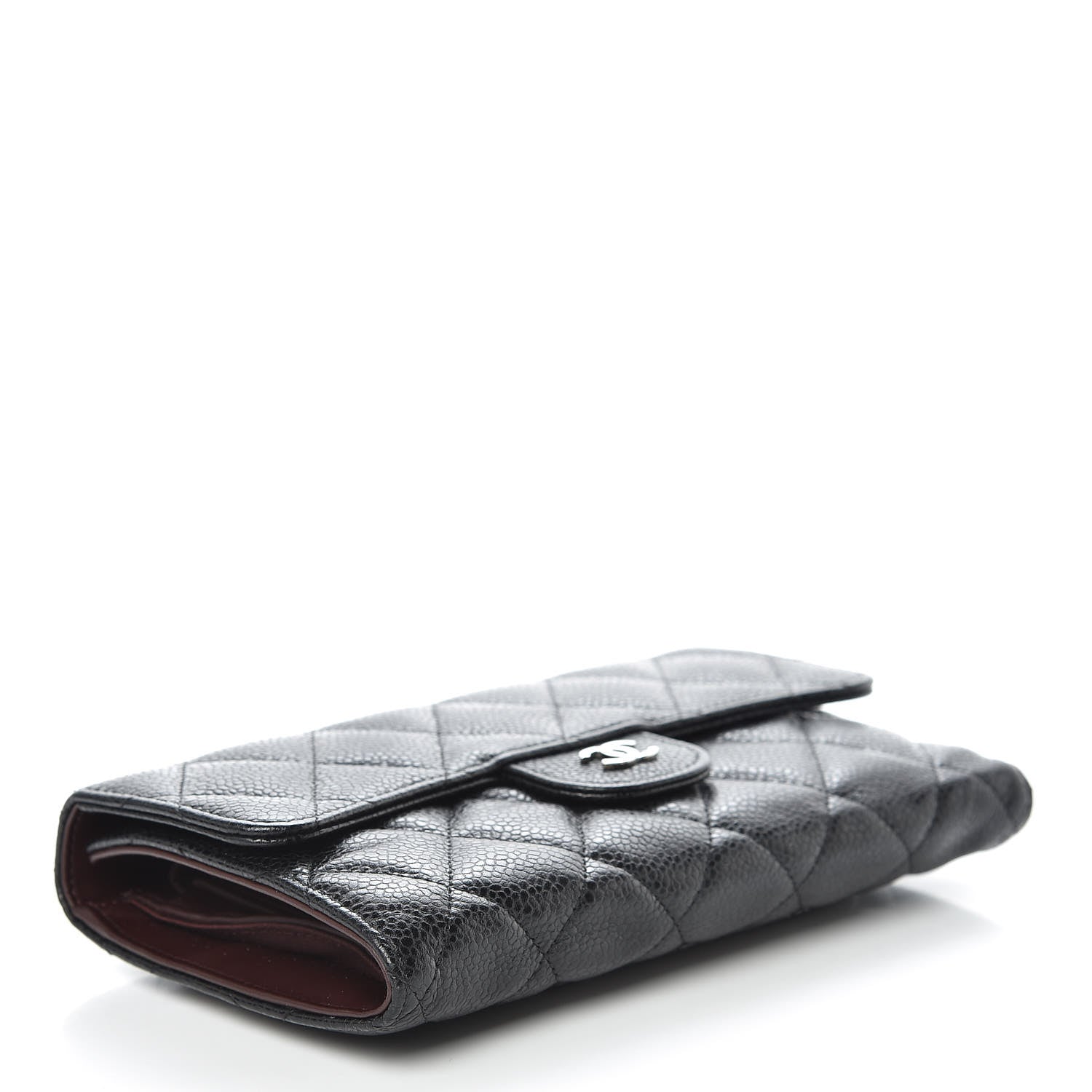 Chanel Caviar Quilted Large Flap Wallet Black 4 of 16