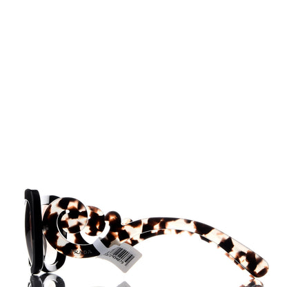 Prada Acetate Baroque Sunglasses SPR 27O Tortoise Black 3 of 9