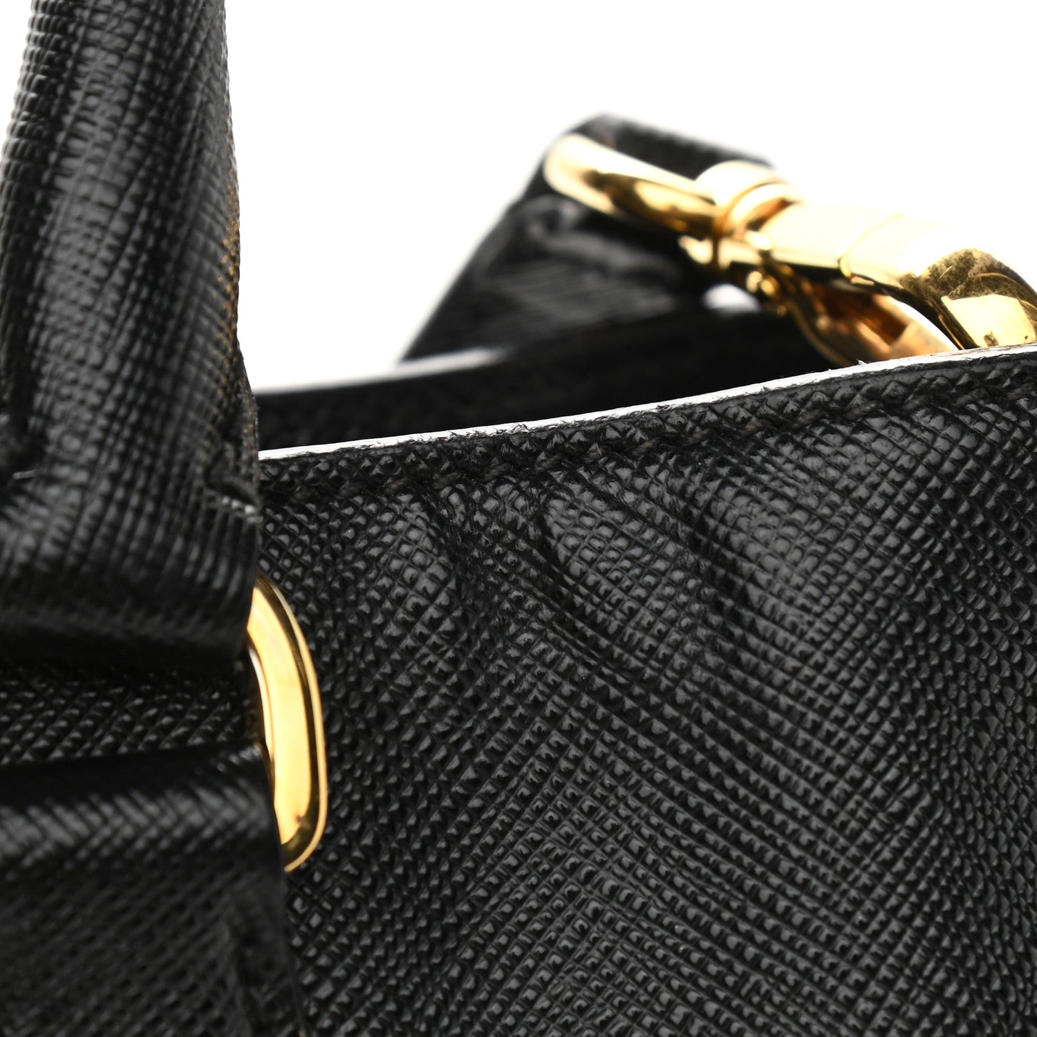 Prada Saffiano Lux Medium Tote Black 11 of 12