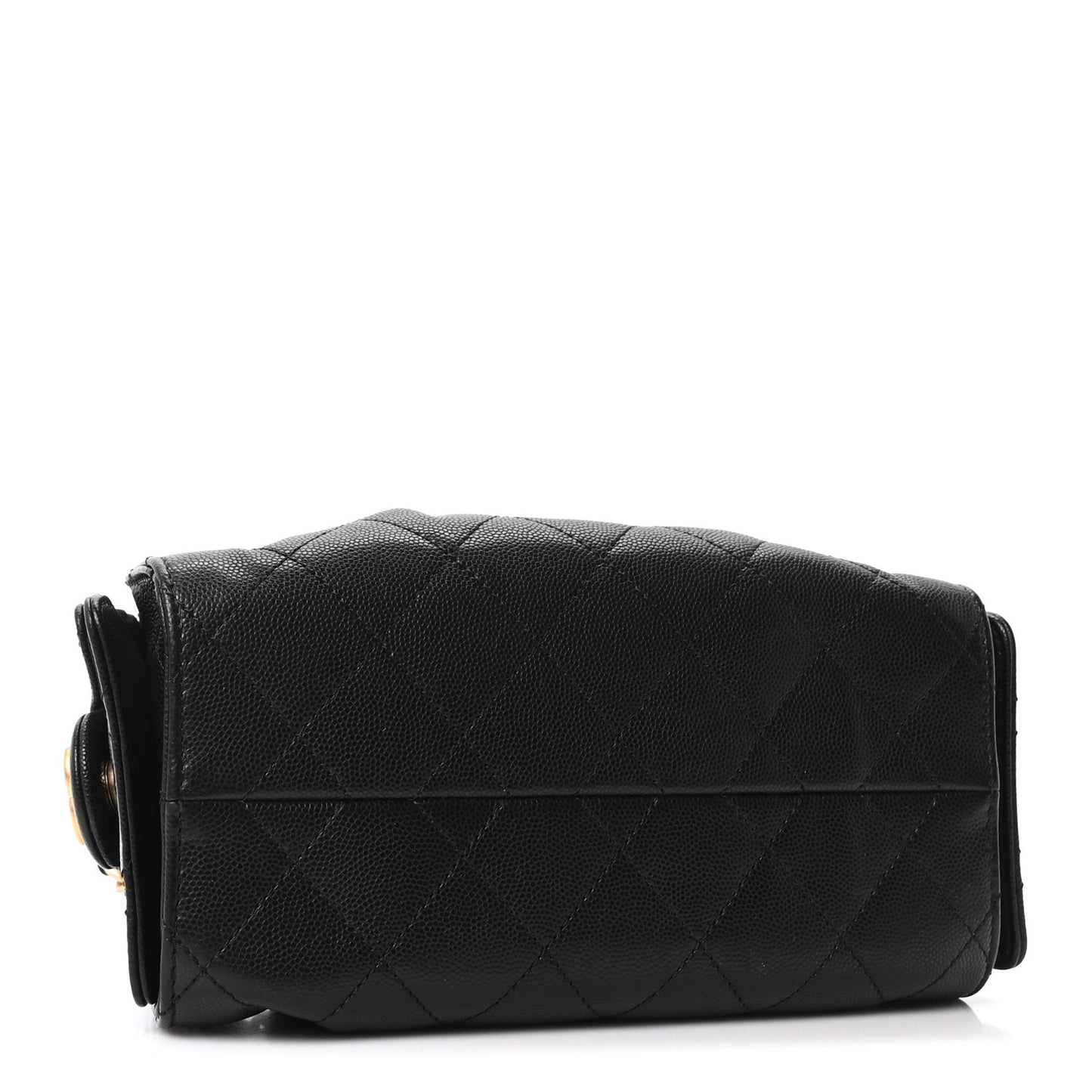 Caviar Quilted Mini Chanel 25 Handbag Black