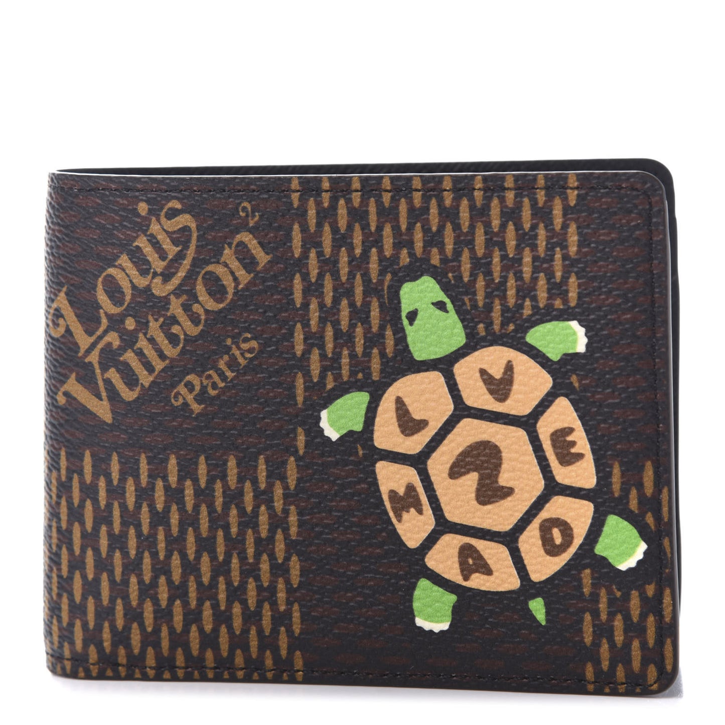 X NIGO Giant Damier Ebene Tortoise Multiple Wallet
